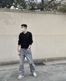 OS JEAN (rách gối ống suông)