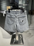 LOGO JEAN SHORTS (blue)