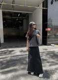 SPIDER BABY/BOXY TEE (đen)