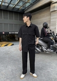 KKL POCKET SHIRTS (Black)