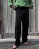 ANN PANTS ống suông (đen)