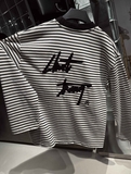 BSS STRIPE LONG TEE