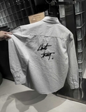 CHECK S/S LINEN SHIRTS