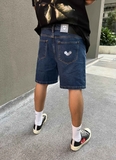LOGO JEAN SHORTS (deepblue)