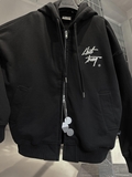 SS ZIP UP HOOD (black)