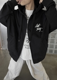 SS ZIP UP HOOD (black)