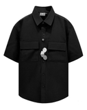 KKL POCKET SHIRTS (Black)