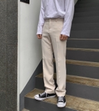 ANN PANTS ống suông (kem)