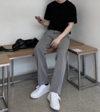 ANN PANTS ống suông (xám)