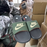 Nike Victori One Slide - Dark Grey Army Green/ Xám Xanh