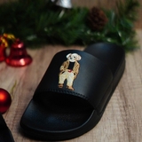 Dép Polo Bear Slide - Full Black