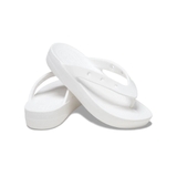 Kẹp Platform Classic - White Trắng Kèm 6 Jibbitz