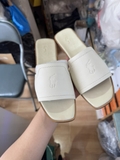 Vachetta Trắng Kem - Dép Da Polo Nữ mới