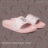 MLB Thêu Boston B - Hồng