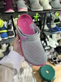 LR Clog Xám Hồng