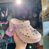 Crocs Baya Band - Roomy Fit Light Pink Rose