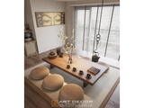 Nội thất phòng khách phong cách Wabi-sabi (NKW.1)