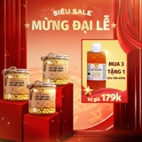 Combo 3 viên tinh nghệ sữa ong chúa nguyên bản TẶNG 1 sữa tắm gừng Thuận Thiên 300ml