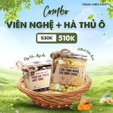 Combo 1 Viên tinh nghệ nguyên bản + 1 Viên Hà thủ ô mật ong