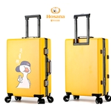 Vali Khung Nhôm Khóa Sập Hình Thời Trang Màu Xám