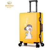 Vali Khung Nhôm Khóa Sập Hình Thời Trang Màu Xám