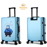 Vali Khung Nhôm Khóa Sập Hình Thời Trang Màu Xanh