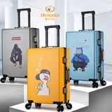 Vali Khung Nhôm Khóa Sập Hình Thời Trang Màu Xanh