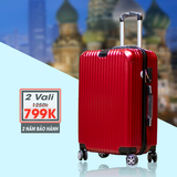 Vali Kéo Nhựa Màu Đen
