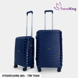 Vali Travel King Xanh Đen