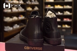 Giày Converse cơ bản, đen full, da, cao cổ