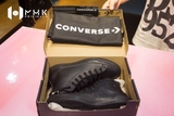 Giày Converse cơ bản, đen full, da, cao cổ