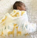 Chăn quấn hình hươu cao cổ Orunet 100% cotton MS: OGHW0816