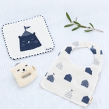 Khăn gạt lau mặt cho bé hình ngôi nhà hiệu Orunet 100% organic cotton - Imabari Towel MS: HW0819