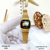 Đồng Hồ Nữ Casio A159WGED-1DF LA670WGAD-1DF Pin Dây Sắt