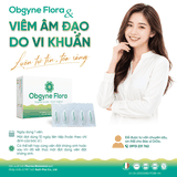 Viên đặt âm đạo men vi sinh Obgyne Flora