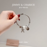 Vòng pandora charm gấu trắng