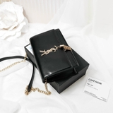 Túi YSL da trơn nhỏ  khóa vàng FULLBOX