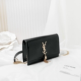 Túi YSL da trơn nhỏ  khóa vàng FULLBOX
