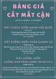 kính lắp mắt cận chống xước