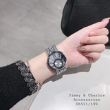 Đồng hồ wanyi dây bi la mã màu bạc (03/19)