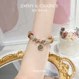 Vòng tay pandora charm cây vàng