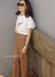 Quần Linen ống suông HOLLY - MaxMessi