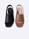 Giày Mule quai hậu da thật - SALSA