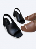 Giày Mule quai hậu da thật - SALSA