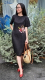Đầm linen thêu tay MaxMessi Premium Collection PANSY
