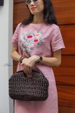 Đầm linen thêu tay SARA  - MaxMessi