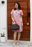 Đầm linen thêu tay SARA  - MaxMessi