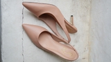Giày nữ công sở sam slingback 7p da thật