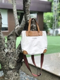 A204-  SHEMZ Cross body bag canvas phối da