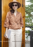 Áo linen giả vest ESTER - MaxMessi